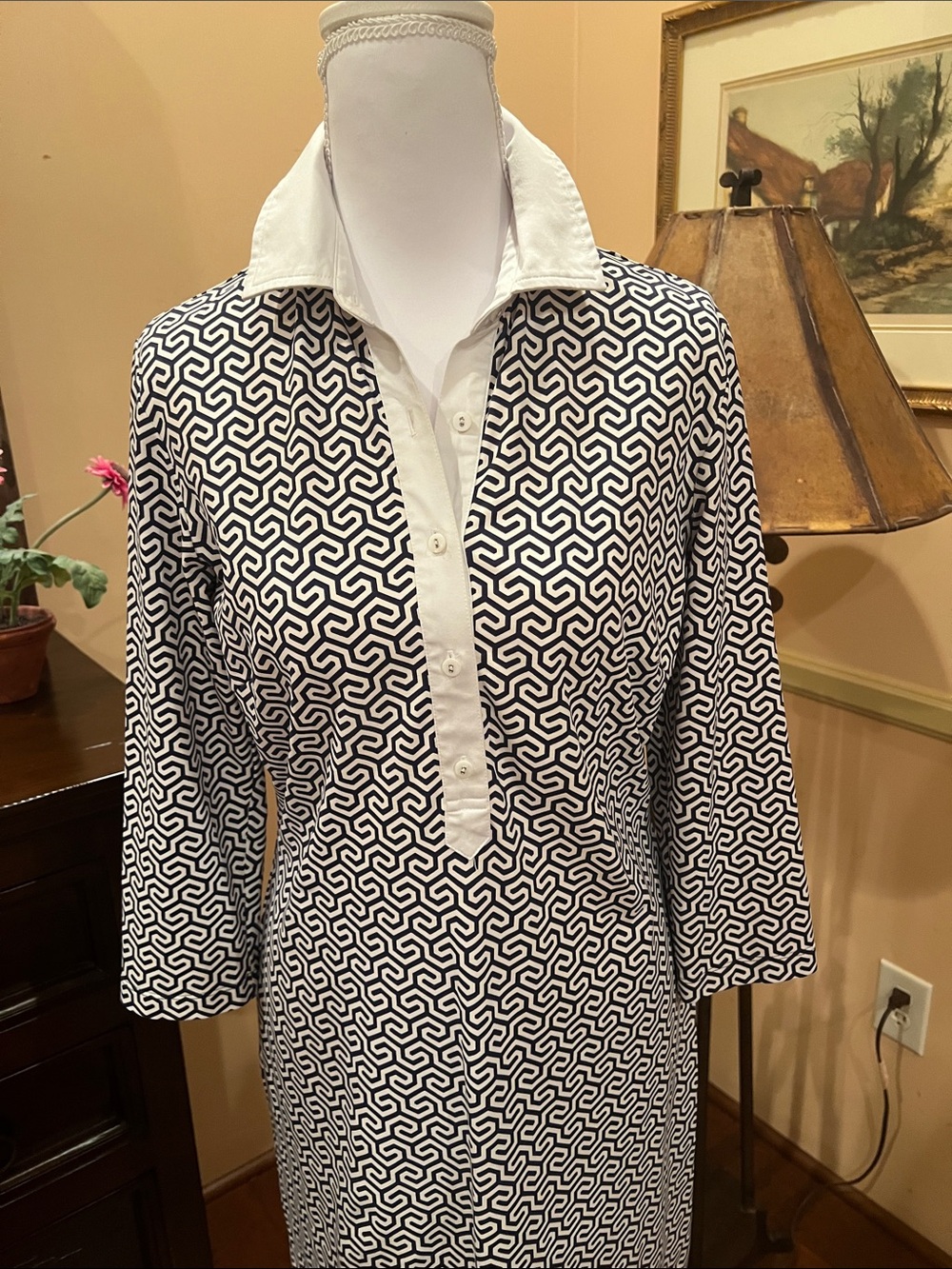 J McLaughlin 3/4 sleeve Catalina Cloth Dress